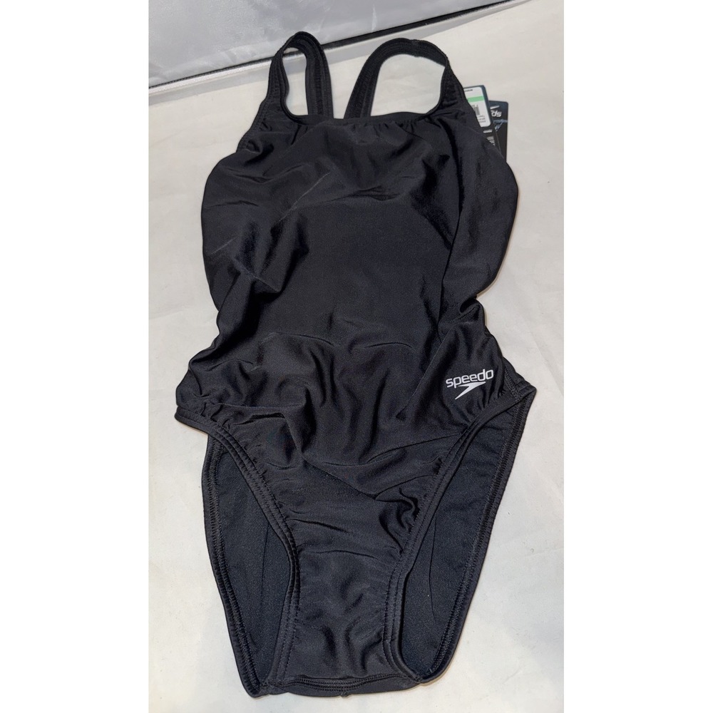 Speedo Women's Pro LT‎ Swimsuit Black  Size 8/34 New With Tags